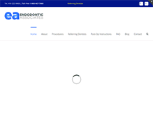 Tablet Screenshot of endodonticassociates.com